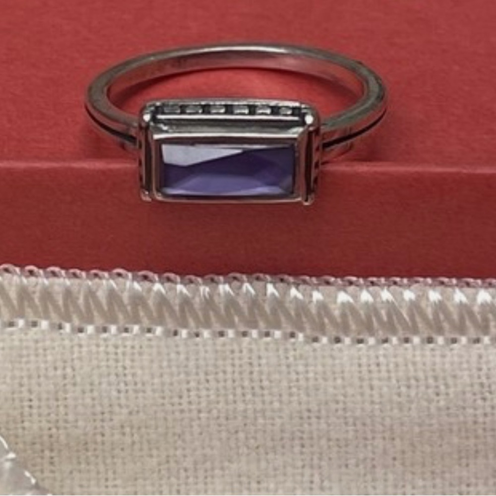 James Avery purple Palais gemstone ring